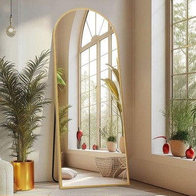 JIONJOY 64"x21" Extra - Large Full - Length Mirror, Wall - Mountable or Leaning, Transforming Your Living Room and Cloakroom