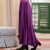 Women's Pleated Maxi Skirt in Rich Purple Hue - Cupshe - 2 of 4