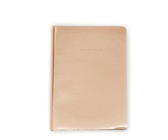 Mirror Cover Journal 8" x 5.5" Rose Gold - Denik