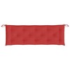 vidaXL Bench Cushion Outdoor Water Repellent Bench Cushion Pad Oxford Fabric - Red 59.1" x 19.7" x 2.8" - 4 of 4
