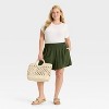 Women's High-Rise Linen Pull-On Shorts - Ava & Viv™ - 3 of 3