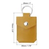 Unique Bargains Portable Genuine Leather Key Rings 2 Pcs - 2 of 4