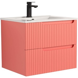 Citiscape Modern Bathroom Vanity with Textured Drawer Fronts - 1 of 4