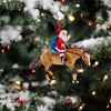 Breyer Animal Creations Breyer 2022 Holiday Santa Ornament | Santa Reiner - 2 of 3