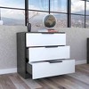 RISOKEYS 3 Drawers Dresser with 3 Wide Drawers,Object Decorative and Other Objects, ,for Bedroom and Living Room - 2 of 4