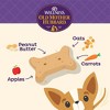 Old Mother Hubbard by Wellness Classic Crunchy P-Nuttier Biscuits Mini Oven Baked with Carrot, Apple and Chicken Flavor Dog Treats - 3 of 4