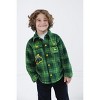 John Deere Tractor Flannel Shacket with Fleece Lining Toddler - 2 of 4