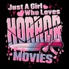 Womens Lost Gods Just a Girl Who Loves Horror Movies T Shirt - 2 of 4