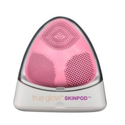 True Glow by Conair SkinPod Silicone Cleansing Brush - Pink