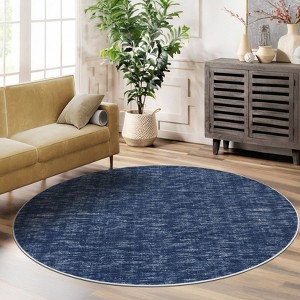 Machine Washable Area Rug With Non-Slip Backing Stain Resistant Easy Cleaning Indoor Carpet For Living Room Bed Dining Room Playroom Office - 1 of 4