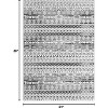 Washable Geometric Rug, Foldable Non-Slip Carpet, Stain-Resistant Non-Shedding Indoor Area Rug for Living Room Bedroom - 2 of 4
