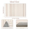 MaseiKar Washable Area Rug, Soft Faux Cashmere Carpet with Non-Slip Backing for Living Room, Bedroom, Dining Room, Modern Boho Style - 4 of 4