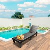 Sorbus Outdoor Chaise Lounge Chair - for Poolside Tanning, Sunbathing, or Relaxing - Adjustable Patio Chair for Pool, Deck, or Beach - 2 of 4