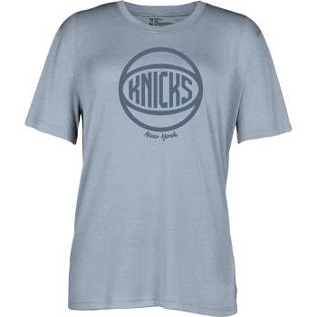 NBA New York Knicks Women's Short Sleeve Vintage Logo Tonal Crew T-Shirt