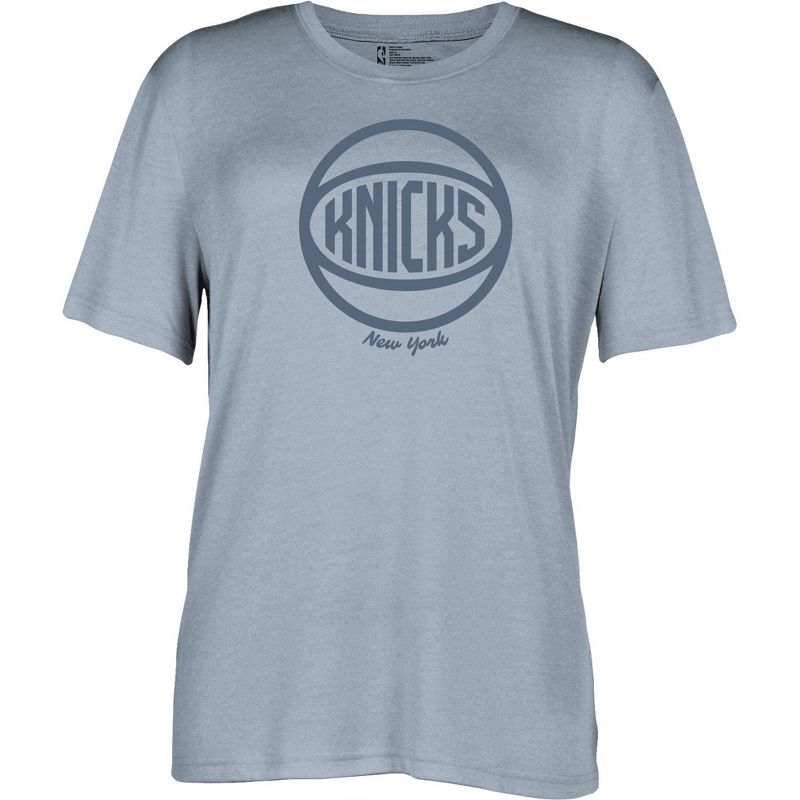 NBA New York Knicks Women&#39;s Short Sleeve Vintage Logo Tonal Crew T-Shirt, 1 of 5
