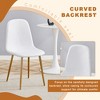 GDFStudio Lopez Modern 5-Piece Tempered Glass Dining Table Set with Upholstered Chairs - 4 of 4