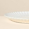 10.5" Scalloped Edge Stoneware Dinner Plate - Hearth & Hand™ with Magnolia - 4 of 4