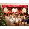 Santa Claus Workshop Theme Polyester Christmas Garage Door Banner, Multi-Functional Decoration for Parties and Homes, Reinforced Durable Material - 4 of 4