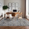 Washable Area Rugs, Floral Vintage Distressed Print Pattern Medallion Carpet, Rugs for Living Room Bedroom - 2 of 4