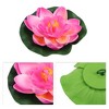 Unique Bargains Artificial Lotus Flower for Garden Ponds Pool Decoration - 3 of 4