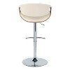 Set of 2 Symphony Adjustable Barstools with Footrest - LumiSource - 4 of 4