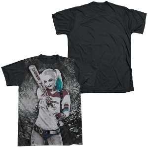 Men's Suicide Squad Tunnel Vision Short Sleeve Costume T-Shirt - 1 of 4