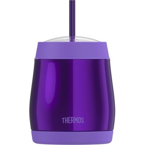 Thermos 16 oz. Vacuum Insulated Stainless Steel Cold Dome Water Bottle w/ Straw - 1 of 3
