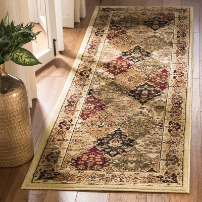 Lyndhurst Multi Ivory Safavid Style Runner Rug 2'3" x 6'