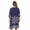 Riviera Sun Womens Short Caftan Dress with Medallion Print - 3 of 3