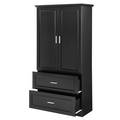NicBex 63.2 Inch Tall Bathroom Storage Cabinet,Large Storage Cabinet with 2 Drawers and Adjustable Shelf