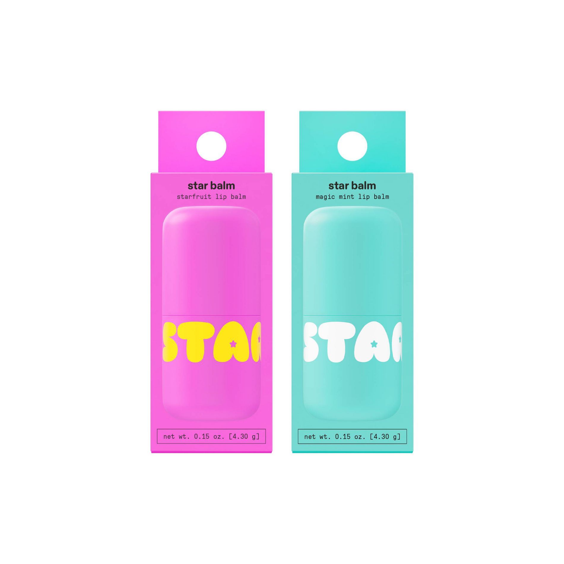 Starface Star Balm 0.15oz Starfruit Lip Balms and Treatments + 0.15oz Magic Mint Lip Balms and Treatments
