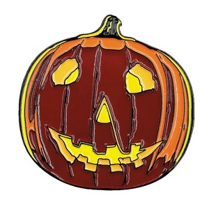 Trick or Treat Studios Adult Halloween 1978 Pumpkin Enamel Painted Lapel Pin - Orange - 1 of 1