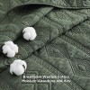 100% Cotton Quilt Set Lightweight Bedspread Cozy Bedding Coverlet 3-Piece with Pillow Shams - 3 of 4