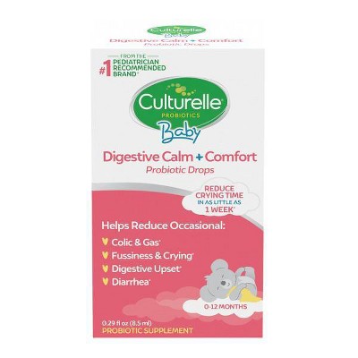 Culturelle Baby Calm + Comfort Probiotic Drops for Colic Reduction for Babies and Infants - 0.29 fl oz
