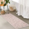 Washable Indoor Vintage Floral Print Area Rugs, Soft Non Slip Low Pile Floor Carpet for Home Office - 3 of 4