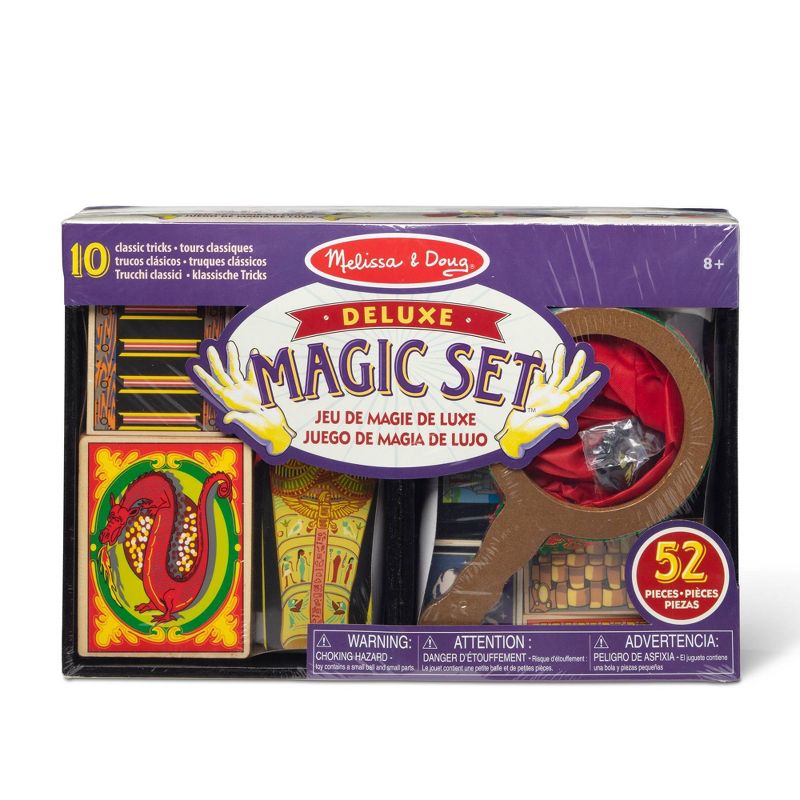 Melissa &#38; Doug Deluxe Solid-Wood Magic Set With 10 Classic Tricks, 4 of 12