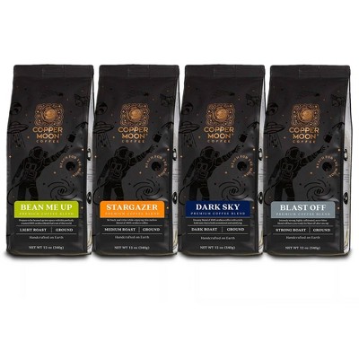 Copper Moon Variety Pack Medium Roast Ground Coffee - 4pk/12oz