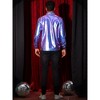 Lars Amadeus Men's Button Down Regular Fit Shiny Party Metallic Shirts - 3 of 4