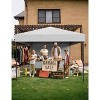 10x10 Pop Up Canopy Tent Outdoor Canopy With 3 Removable Sidewalls One-Person Set Up Heavy Duty Commercial Instant Tent Shelter - 3 of 4