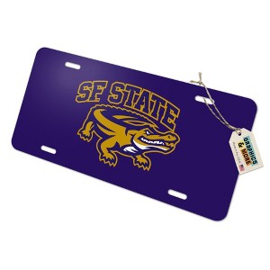 San Francisco State Primary Logo Novelty Metal Vanity Tag License Plate - 1 of 4
