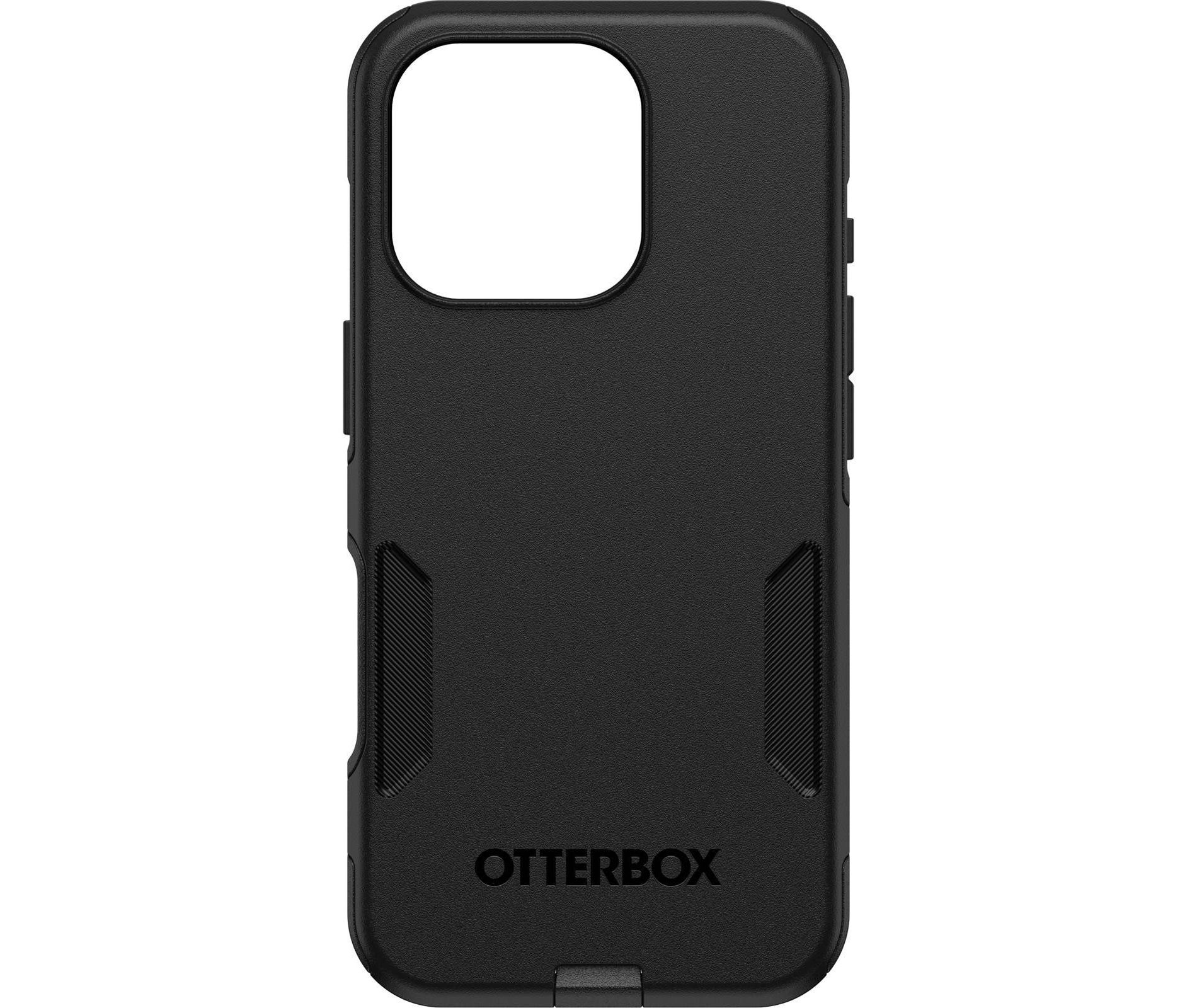 OtterBox Apple iPhone 16 Pro Commuter Series Case with MagSafe - Black: Solid Plastic Protection