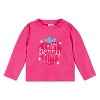 Gerber Baby & Toddler Girls' Two-Piece Long Sleeve Rash Guard Set and Swim Brief - 3 of 4
