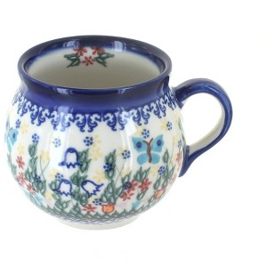 Blue Rose Polish Pottery 455 Vena Bubble Mug - 1 of 1