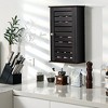 Tangkula Wall Mount Medicine Cabinet Multifunction Bathroom Storage Organizer Espresso - 2 of 4