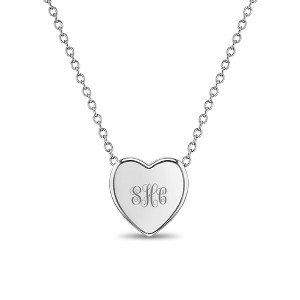 Girls' Tiny Heart Sterling Silver Necklace - In Season Jewelry - 1 of 4