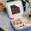 Plush Velvet Jewelry Box | Travel Jewelry Case | Featured in Things | Best Gifts For Daughter - 3 of 4