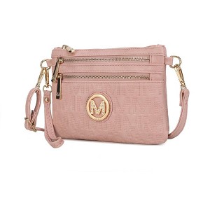 MKF Collection Roonie Milan M Signature Crossbody Wristlet Bag by Mia K - 1 of 4