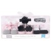 Hudson Baby Infant Girl Headband and Socks Giftset 6pc, Silver Ballet, One Size - 2 of 2
