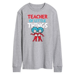 Men's - Dr. Seuss - Teacher Of Little Things Long Sleeve Graphic T-Shirt - 1 of 4