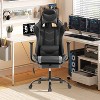 BestMassage Racing Gaming Chair Office Massage Chair with Massage Function Lumbar Support PU Leather for Adult - 2 of 4